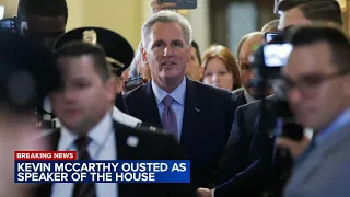 BREAKING: House ousts Kevin McCarthy as speaker in historic vote