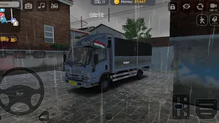 Minitruck Simulator Vietnam🇻🇳 🚛Hun Logistics 🚚  ➡️Dragon Fruit 🍑 Realistic rain gameplay 🌧️