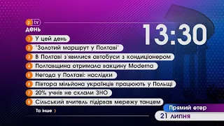 Новинне шоу PTV День, 21.07.2021