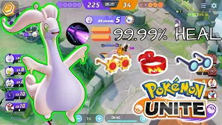 Goodra's Dragon Pulse is Instant 99.99% HEAL! Watch till the End | Pokemon Unite #pokemon