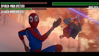 Spider-Man and Miles Morales vs. Doc Ock WITH HEALTHBARS | HD | Spider-Man: Into the Spiderverse