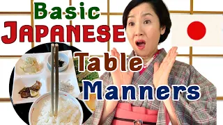 Basic Japanese Table Manners 🥢 ”12 taboos you shouldn’t do with Chopsticks”
