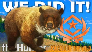 IT FINALLY HAPPENED!!!  Fabled Cream GREAT ONE BLACK BEAR After 3,749 Kills!!! - Call of the Wild