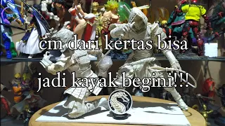 SUB ZERO X SCORPION PAPER BASED FIGURE FROM MK THE MOVIE BY INDONESIA MAKER