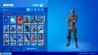 ASMR Fortnite 😴 BLACK KNIGHT Locker Tour (Og SKins)