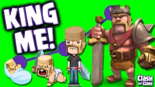 Clash of Clans "Growing Your Barbarian King" Dark Elixir Farming!