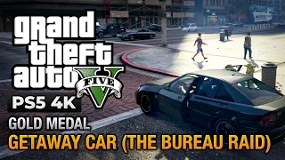 GTA 5 PS5 - Mission #63 - Getaway Car (The Bureau Raid) [Gold Medal Guide - 4K 60fps]