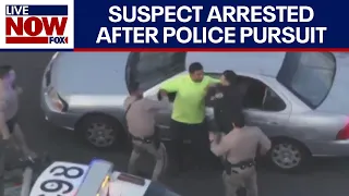 Police chase suspect arrested after pursuit across Los Angeles: FULL VIDEO | LiveNOW from FOX