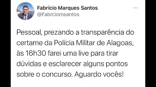 AO VIVO: SECRETÁRIO FABRÍCIO MARQUES FALA SOBRE SUPOSTA FRAUDE NO CONCURSO DA PMAL