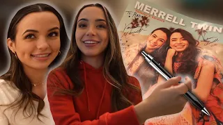 we got posters signed by the Merrell Twins! ❤️✏️