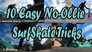 10 SurfSkate flatland tricks you can do on the Oxelo SurfSkate (or any other board with no kicktail)