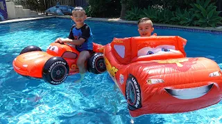 Lightning McQueen Inflatable Pool Fun Childrens Playtime CKN