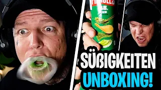 Monte PROBIERT SEETANG PRINGLES & BANANEN Kuchen!😂 Süßigkeiten Unboxing | MontanaBlack Highlights