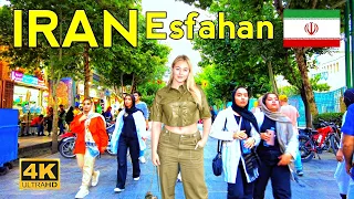 IRAN Esfahan 🇮🇷 walking street tour in Isfahan | 4K HDR 60fps | walking tour