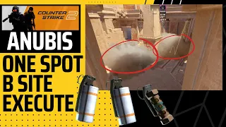 CS2 Anubis | B Site Exec from One Spot