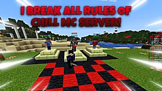 🔴MY FRIST DAY OF CHILL MC SERVER |😍MENTAL BOYZ😍| FOR JAVA + PE/MCPE