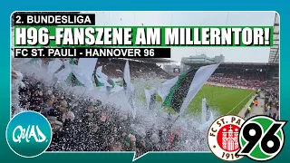 H96-FANSZENE: "ABRISS" AM MILLERNTOR (HH)! | FC St. Pauli vs. Hannover 96 | 05.02.2023