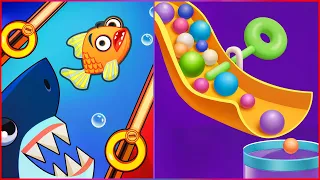 Save the Fish VS Pin Puzzle - All Levels Speed Gameplay ep1
