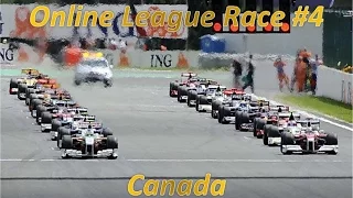 F1 2012 Online League S1E4: GP of Canada - Which strategy is best? [60HD]