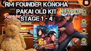 RM STAGE 1 - 4, Duo Founder Konoha pakai OLD KIT ‼️ Naruto X Boruto Ninja Voltage #nxb #rm #nxbnv