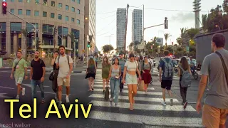 A great summer evening in Tel Aviv | Virtual walking from Sarona to Dizengoff