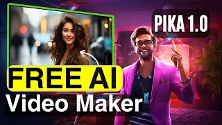 Best Free AI Video Generator with Never-Before-Seen Functions| Pika 1.0 | Text to Video ai