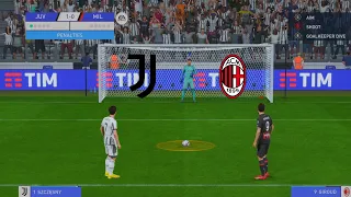 Juventus vs AC Milan | Penalty Shootout 2023/24 | FIFA 23 Gameplay