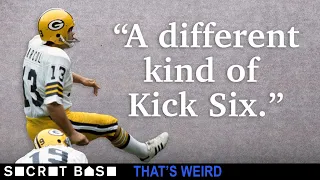 The kicker who kicked a touchdown to himself