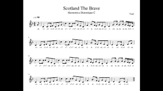 Scotland The Brave Harmonica Diatonique C