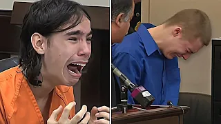 3 GUILTY TEENAGE Convicts Reacting To LIFE Sentences