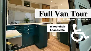 WHEELCHAIR ACCESSIBLE VAN BUILD. -  With stop motion video (15:10)