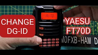 YAESU FT70D Group Mode Quick Change - DG-ID