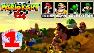 Mario Kart 64 Online w/ Friends - Game 1 | [LSF]Chaz