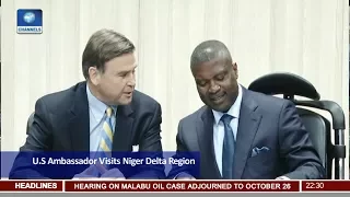 News@10: U.S Ambassador Visits Niger Delta Region 13/06/17 Pt. 2