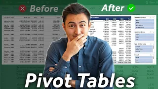 Pivot Tables: MUST-KNOW for Business & Finance Professionals