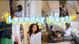 LAUNDRY DAY!! 👚 I Turn My House Into A Laundrette 👍 #laundry #motivation #cleaningday