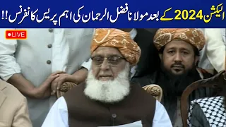 LIVE | JUI(F) Chief Maulana Fazal Ur Rehman Important Press Conference After Elections | Capital TV