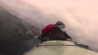 Great White Shark knocks kayaker into the Ocean. Crazy Footage!!!
