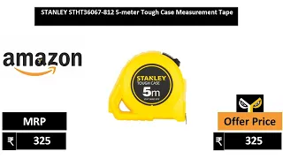 STANLEY STHT36067 812 5 meter Tough Case Measurement Tape