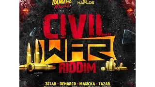 CIVIL WAR RIDDIM MIX FT. DEMARCO, RYME MINSTER, MASICKA & MORE {DJ SUPARIFIC}