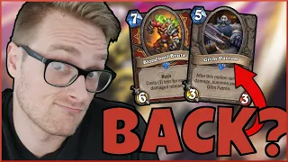 PATRON WARRIOR is BACK AGAIN! (Everyone Get in HERE) | Ashes of Outland | Wild Hearthstone