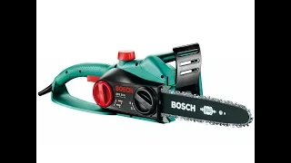 Ремонт цепной электрической пилы BOSCH AKE 30 S. Проблема натяжителя цепи