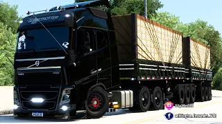 FIQUEI PRESO NA SERRA COM O BITREM CARREGADO MUITO PESADO | Euro Truck Simulator 2