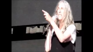 Patti Smith - Land (Horses) / Gloria (Hyde Park July 1st 2016)