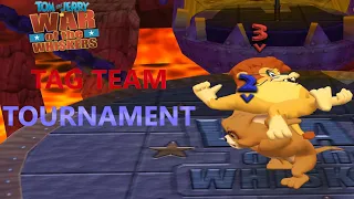 Tom and Jerry in War of the Whiskers  / Monster Jerry and Spike Vs Eagle and Lion / (2 Players)