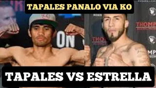 Marlon Tapales vs Jose Estrella Fight Highlights | Tapales Panalo via KO | TAPALES VS ESTRELLA FIGHT