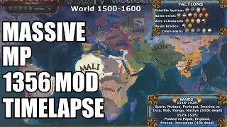 [EU4] Massive 1356 Mod Multiplayer Timelapse - MB3