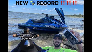 WORLD FASTEST JETSKI BREAKS HIS OWN RECORD