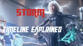 X-Men Storm: Timeline from the films