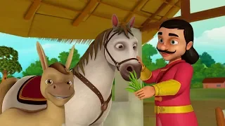 The Donkey and the Horse Telugu Stories for Kids Collection | infobells